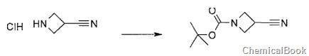 Preparation of 3-acetonitrilecyclobutylamine hydrochloride-3