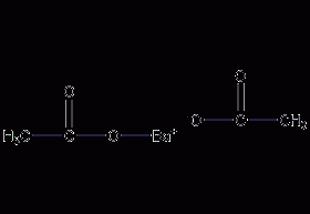 Barium acetate structural formula