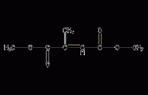 Structural formula of dimethyl methylmaleate