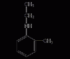 N-ethyl o-toluidine structural formula