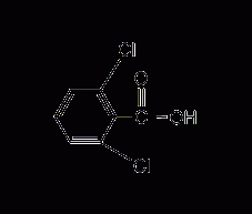 2,6-Dichlorobenzoic acid structural formula