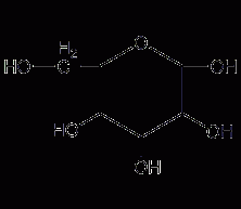 Glucose, monohydrate structural formula