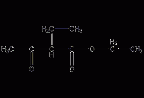 2-Ethyl acetoacetate ethyl ester structural formula