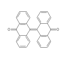 Dianthrone Structural Formula