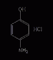 4-aminophenol hydrochloride structural formula