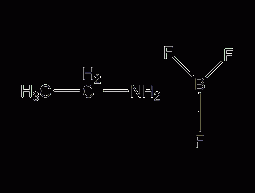 Boron trifluoride ethylamine complex structural formula