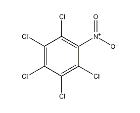 Pentachloronitrobenzene structural formula