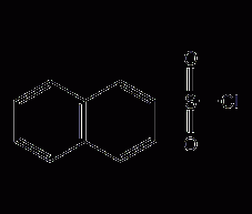 2-Naphthalenesulfonyl chloride structural formula