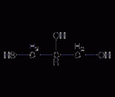 3-mercapto-1,2-propanediol structural formula