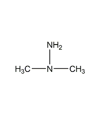 1,1-dimethylhydrazine structural formula