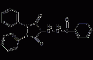 Sulfinpyrazone Structural Formula